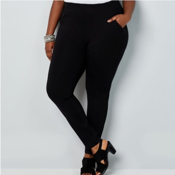 Ponte Wide Waist Legging 14/16 AVG - Picture 3 of 3
